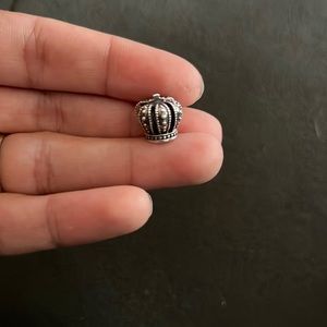 Pandora charm. Silver Crown